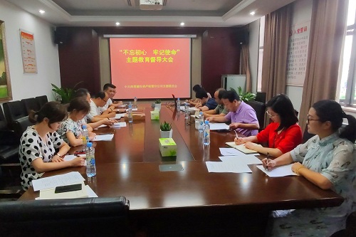 南昌城投集團(tuán)公司“不忘初心、牢記使命” 主題教育調(diào)研督導(dǎo)全面展開